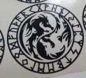 Viking Rune Dragons Amulet | Die Cut Vinyl Sticker Decal Online Sale