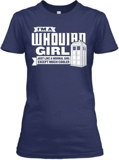 Doctor Who Whovian Girl T-shirt | Blasted Rat For Sale