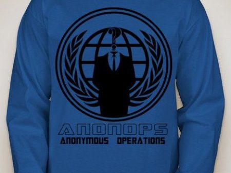 Anonymous Operations - AnonOps Long Sleeve T-shirt Discount