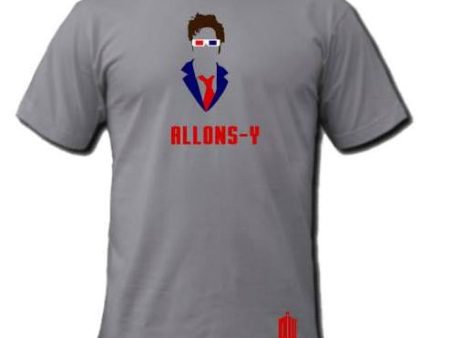 Doctor Who Allons-Y T-shirt | Blasted Rat Cheap