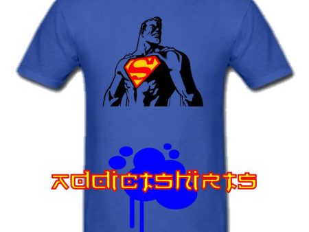 Superman Man of Steel T-shirt | Blasted Rat on Sale