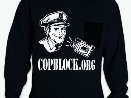 CopBlock Camera URL Long Sleeve T-shirt Online