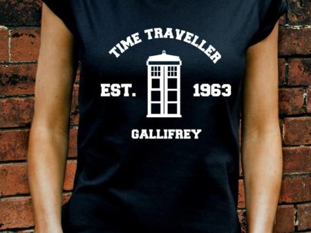 Doctor Who Time Traveller Gallifrey T-shirt | Blasted Rat For Discount