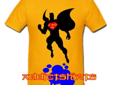 Superman Outline T-shirt | Blasted Rat For Discount