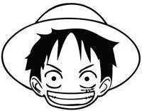 One Piece Monkey D Luffy | Die Cut Vinyl Sticker Decal | Blasted Rat Sale