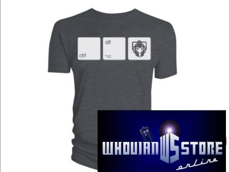 Doctor Who Delete Cybermen T-shirt | Blasted Rat Online Hot Sale