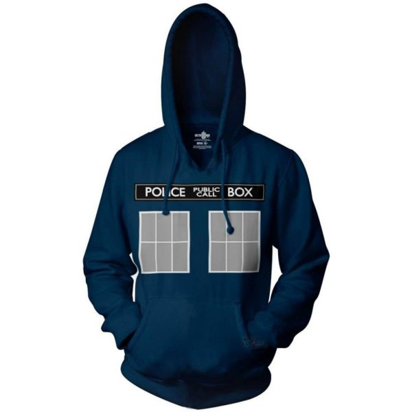 Doctor Who Police Box Hoodie Sale