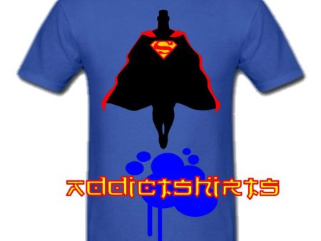 Superman Shadowy Figure T-shirt | Blasted Rat Online Hot Sale