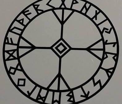 Algiz Viking Celtic Runes Elhaz Runic Amulet | Die Cut Vinyl Sticker Decal For Sale