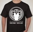 Anonymous Operations - AnonOps White Art T-shirt Hot on Sale