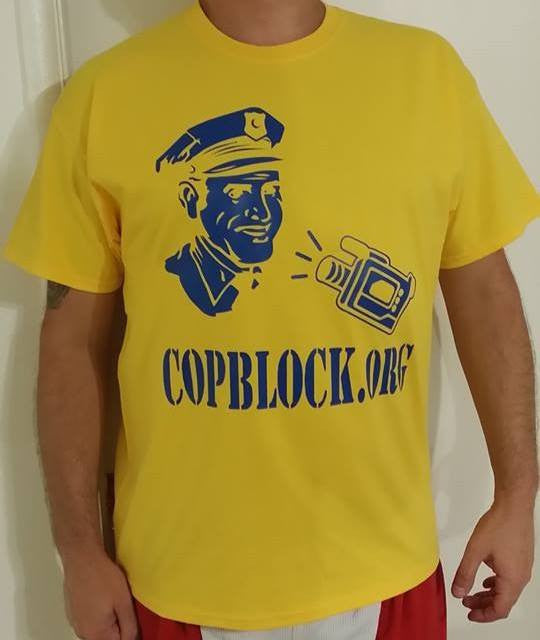 CopBlock.org Cop Camera Url T-shirt on Sale