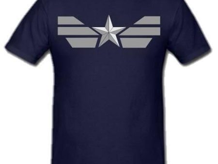 Captain America New Logo T-shirt | Blasted Rat Online now