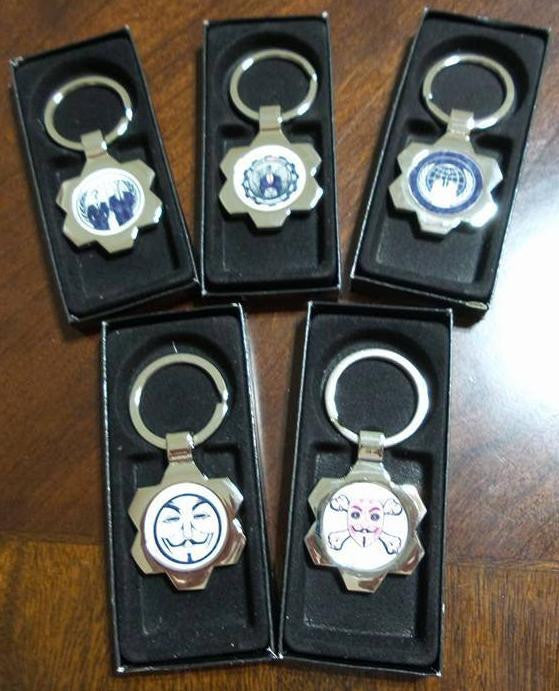 Anonymous Keychain Lot Of 5 Online