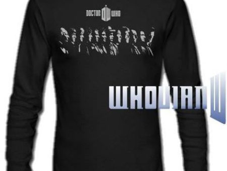 Doctor Who 12 Doctors Long Sleeve T-shirt Cheap