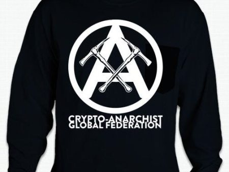 Crypto-Anarchist Global Federation Long Sleeve T-shirt Hot on Sale