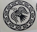 Viking Hawk Amulet | Die Cut Vinyl Sticker Decal Cheap