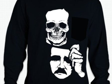 Edgar Allan Poe Long Sleeve T-shirt  | Blasted Rat Online