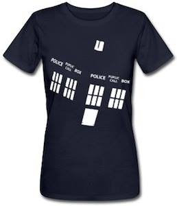 Doctor Who Police Booths T-shirt | Blasted Rat Supply