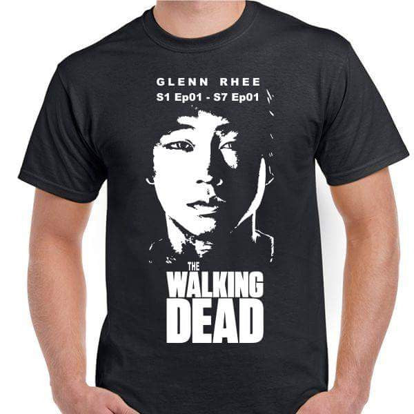 Walking Dead s7 ep01 Glenn Rhee Death T-shirt | Blasted Rat on Sale