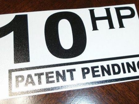 10hp Patent Pending JDM Racing | Die Cut Vinyl Sticker Decal | Blasted Rat Supply