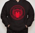 Anonymous Anonops Crest Red Art Hoodie Discount