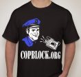 CopBlock.org Badges Don t Grant Extra Rights T-shirt Sale