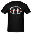 Let Me Breathe | Respect My Rights! Thin Red Line T-shirt | Eric Garner | Blasted Rat Supply