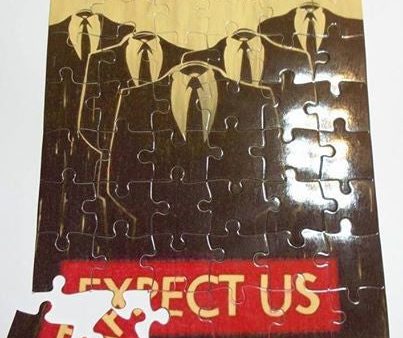 We Are Anonymous Expect Us Puzzle on Sale