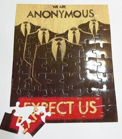 We Are Anonymous Expect Us Puzzle on Sale