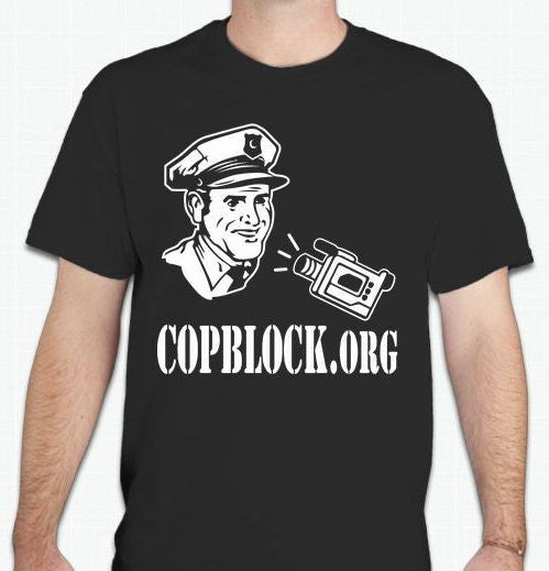 CopBlock.org Cop Camera Url T-shirt on Sale