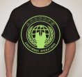 Anonymous Anonops Crest Neon Green Art T-shirt Fashion