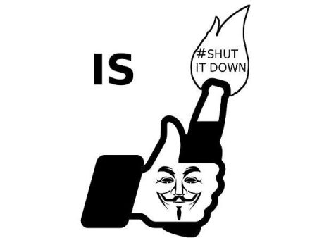 #ShutItDown Anonymous Solidarity Is Attack Facebook Molotov Like | Die Cut Vinyl Sticker Decal For Discount