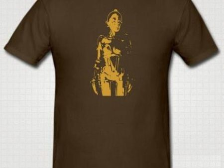 Metropolis Cyborg T-shirt | Blasted Rat on Sale