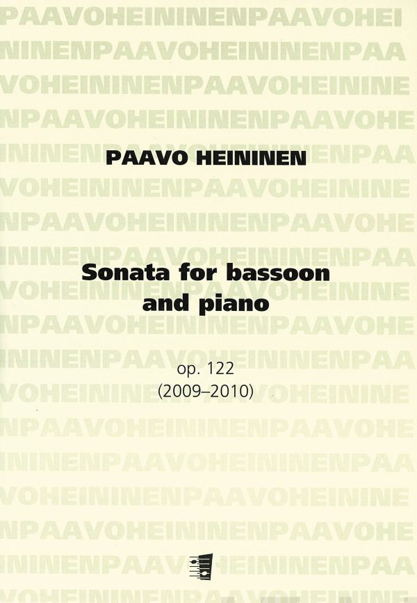 Sonata for bassoon and piano op. 122 (2009-2010) - Sonaatti fagotille ja pianolle For Sale