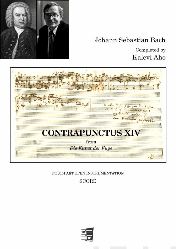 Contrapunctus XIV  (four-part open instrumentation) - Score & parts Online Hot Sale