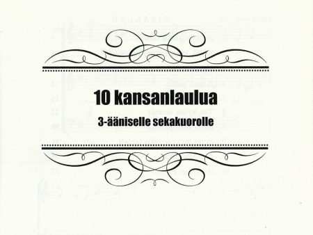 10 kansanlaulua 3-ääniselle sekakuorolle Online Sale