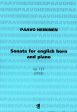 Sonata for english horn and piano op. 137 (2018) - Sonaatti englannintorvelle ja pianolle Online Sale