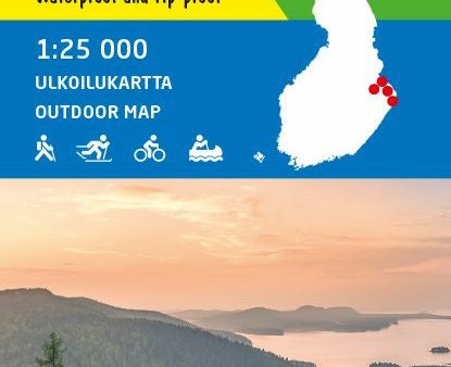 Koli-Ruunaa-Patvinsuo-Petkeljärvi ulkoilukartta, 1:25 000 Cheap