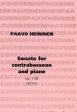 Sonata for contrabassoon and piano op. 138 (2016) - Sonaatti kontrafagotille ja pianolle Sale