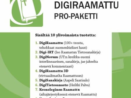 DigiRaamattu Pro -paketti (DVD ja tunnuskirje) Discount